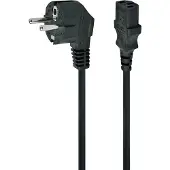 Cablexpert C13 (recht) - CEE 7/7 (haaks) stroomkabel | 3x 1,00mm | zwart | 5 meter