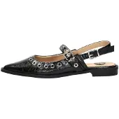 Sub55 - Slingback Zwartlak Maat 37