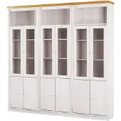 Notio Living Anita- Boekenkast in klassiek landhuisdesign van grenenhoutL WH