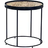 Notio Living Cheveron-Dienblad - 46 cm - Bruin