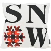 Gek op kussens! Snow xmas | 45 x 45 cm | kussenhoes | katoen/polyester