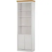 Notio Living Anita- Boekenkast in klassiek landhuisdesign van grenenhoutE WH