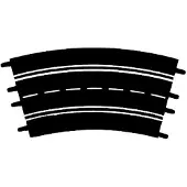 Carrera 20573 Curve 3/30, 6 stuks, Digitale 124/132 en Analoog