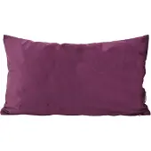 Gek op kussens! Velvet aubergine | 30 x 50 cm | kussenhoes | polyester