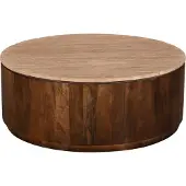 Giga Meubel Salontafel Elan Travertin Walnoot