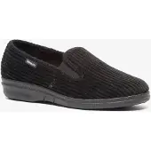 Blenzo heren pantoffels rib zwart maat 47