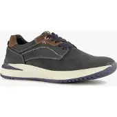 Hush puppies leren heren veterschoenen blauw maat 45