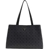 GUESS schoudertas reistas Wilder Travel Tri Compartment Tote Charcoal donkergrijs