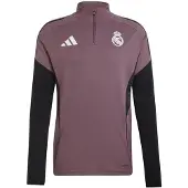Adidas Real Madrid Trainingstrui 1/4-Zip 2025-2026 Paars Zwart Wit