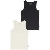 Tom Tailor Top zwart / wolwit