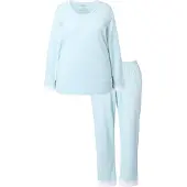 Ulla Popken Pyjama hemelsblauw