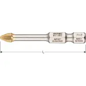 Rotec IMPACT schroefbit, diamond , PH3x50 (Phillips) (2st.)