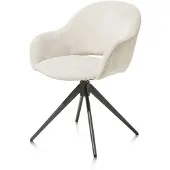 Xooon Finn fauteuil met terugloopfunctie stof Livigno/metalen frame