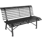 Sweeek - Tuinbank 2-zits staal 140cm - nima