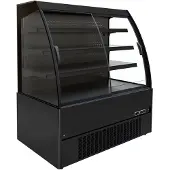 CombiSteel Wandkoeling - Noah - Zwart - +2°C/+8°C - Geforceerd - Schuifdeuren - 1510x665x1500mm