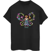 Disney Dames/Dames Encanto Mirabel Vlinder Katoenen Vriend T-shirt (Zwart)