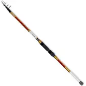 Renzo Valdieri Bassis Eging Rod Rood,Goud 2.96 m / 5-30 g