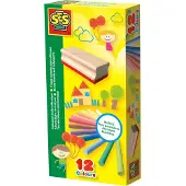 SES Creative - Coloured chalk with wiper (S00208)