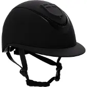 Equestro Cap met Reliëf Logo Polo Klep-Zwart-55-57