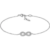 Fossil JFS00633040 Dames Armband - Zilverkleurig