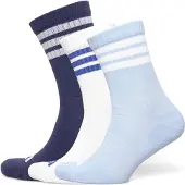 Adidas Sokken '3-Stripes Cushioned Crew 3 Pair Pack' lichtblauw / donkerblauw / wit