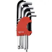 YATO HEX KEY SET W. BALL 10PCS 212MM