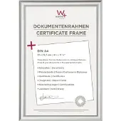 Walther design Trendstyle - Kunststof lijst - Fotoformaat 21x29.7 cm (DIN A4) - Zilver