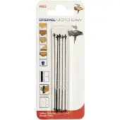 Dremel 2615MS52JA Zaagblad voor figuurzagen - 0,2 x 1,9 x 12mm - Hout (5st)