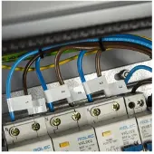 Brother Tape TZe-FX211 Zwart op wit (6 mm)
