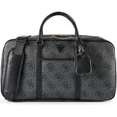 GUESS Weekendtas 'BERTA' donkergrijs / zwart