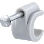 Q-Link Kabelclip | | 10 mm (120 stuks, Rond, Grijs)