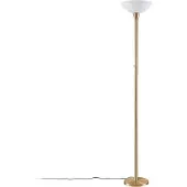 LINDBY Vloerlampe , Ignacia, Goud / Messing, Woonkamer, Metaal, Modern