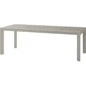 Hespéride Tuintafel voor 8 personen van aluminium met houtlook ÉVASION