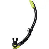 Tusa Platina II Hyperdry – Premium snorkel met Hyperdry-systeem en hypoallergene siliconen mondstuk – Geel/Zwart – SP-170QB FY