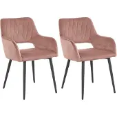 Loft 24 Franca-Eetkamerstoel - 2 Pack - Rose