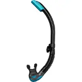 Tusa Platina II Hyperdry – Premium snorkel met Hyperdry-systeem en hypoallergene siliconen mondstuk – Oceaangroen/Zwart – SP-170QB OG