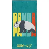 Otso Emoji Panda Microfiber Towel Groen