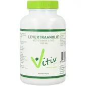 VITIV Levertraanolie 1000 mg vitamine A D 100 softgels