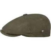 Lierys Nappaleer Wax Flat Cap by