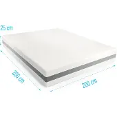 Droommatras Pocketvering-matras 7 comfort Prime 200x200 dikte 25 cm