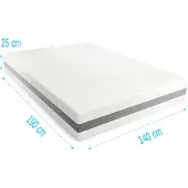 Droommatras Pocketvering-matras 7 comfort Prime 140x190 dikte 25 cm
