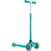 Globber 3-Wiel Step - Primo Plus Lights Green - groen - lichtgevende wielen - in hoogte verstelbaar - vanaf 3 tot 9 jaar