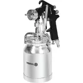 VOREL -Spuitpistool-met-vloeistofbeker-HVLP-1000-ml