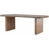 Venture Home Eleonora eetkamertafel ovaal 100x230 cm bruin.