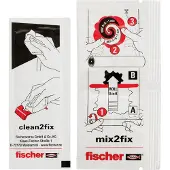 Fischer 2x GOW badkamerlijm - 545949