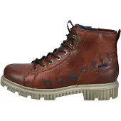 Bugatti Veterboots marine / cognac