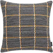 NOVÉE Sierkussen grey / orange woven | 45 x 45 cm | polyester
