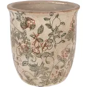 Clayre & Eef Bloempot Ø 15x15 cm Beige Keramiek