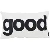 Gek op kussens! Good wit | 30 x 50 cm | kussenhoes | katoen/polyester