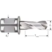 Rotec HSS-E Spiraalboor, weldon 19, ø12x30 - 5389012